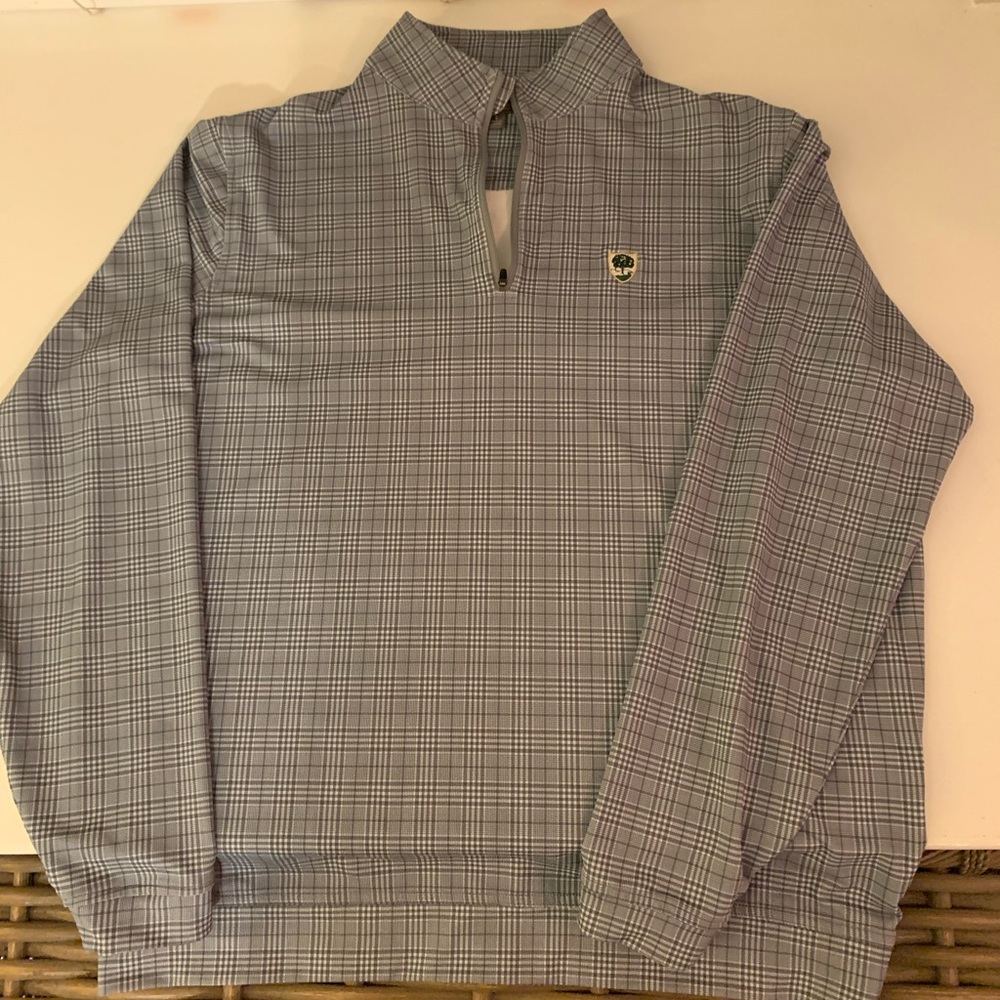 Peter Millar Perth 1/4 Zip Large Hidden Creek Logo
